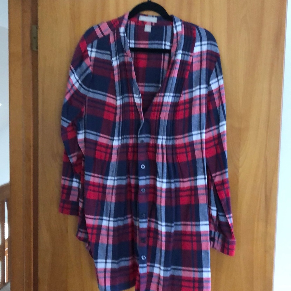 Plaid blouse